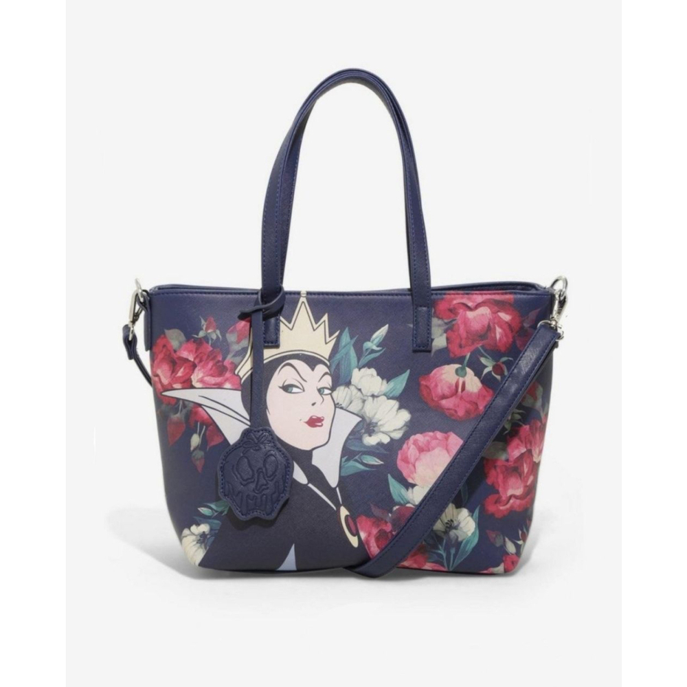 Loungefly Disney Snow White Evil Queen Floral Tote - BoxLunch Exclusive